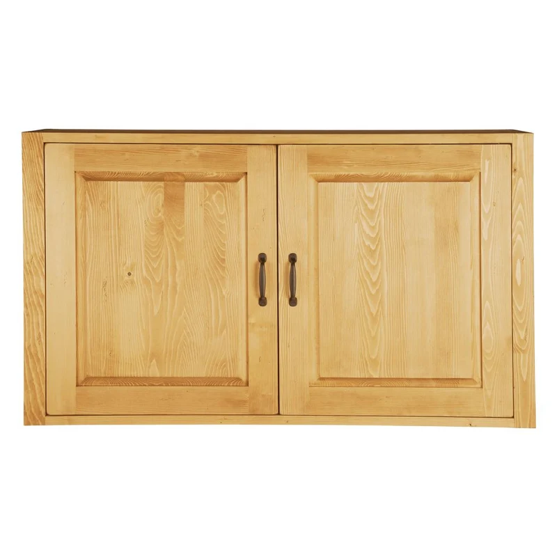 Meuble haut 120 cm 2 portes épicéa huilé miel | Aravis