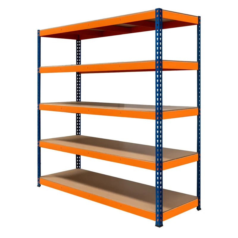 Monster Racking - 1 Rayonnage S-Rax à 5 Étagères en Acier 60 x 180 x 180 cm