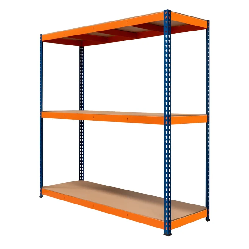 Monster Racking - 1 Rayonnage S-Rax à 3 Étagères en Acier 60 x 180 x 180 cm