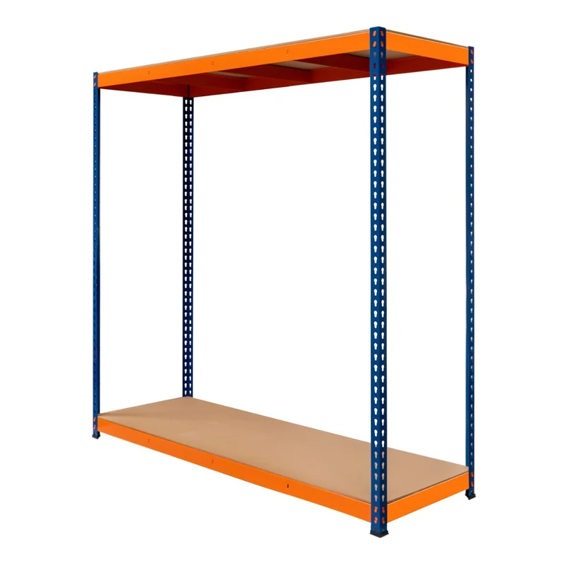 Monster Racking - 1 Rayonnage S-Rax à 2 Étagères en Acier 60 x 180 x 180 cm