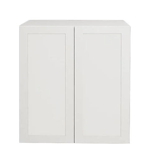 Armoire de cuisine bas 2 portes shaker blanc 27 L x 30 H x 12,5 P po