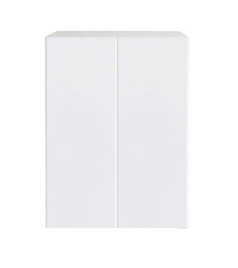 Armoire de cuisine haut blanc brillant à 2 portes, 27 L x 36 H x 12 1/2 pouces