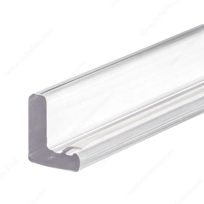 Butoir de porte en polycarbonate avec ailette souple coussinée
