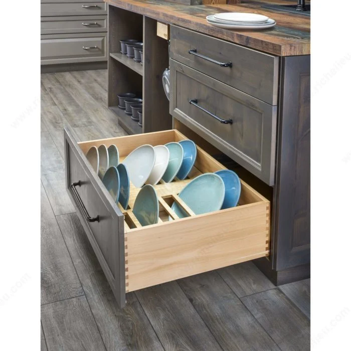 Série 4PDI pour diviseur à assiettes en bois de REV-A-SHELF
