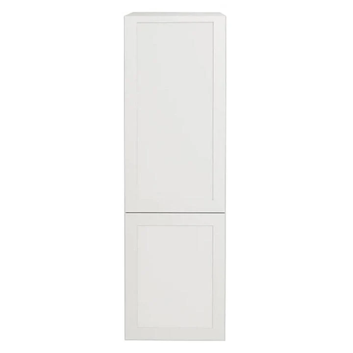 Armoire de cuisine garde-manger 1 porte shaker blanche mat 15 L x 55 H x 24 P po