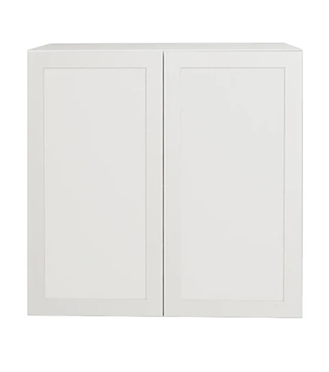 Armoire de cuisine haut 2 Portes shaker Blanche mat 33 L x 36 H x 12,5 P po
