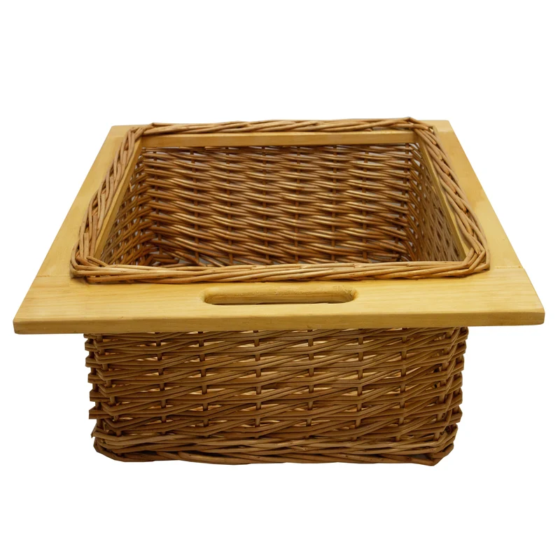 Panier Coulissant en Pin 500 mm