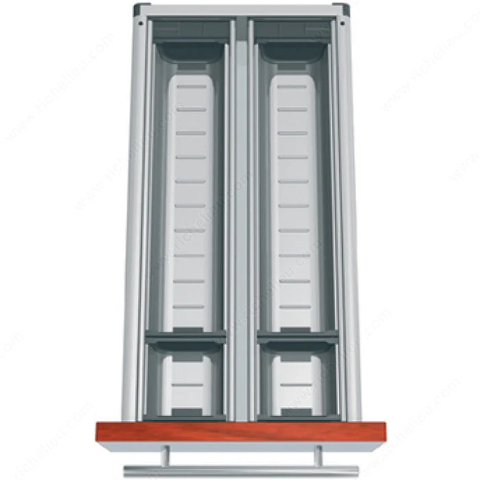 Ensemble modulable Orgaline pour couverts, pour tiroir de 550 mm (22 po) de profondeur par 350 mm de largeur