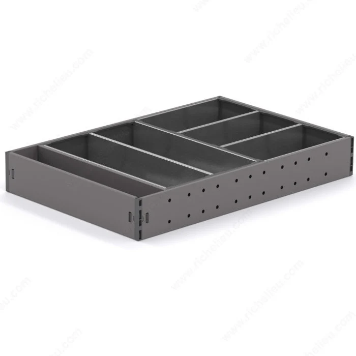 Ensemble ORGANIZ-R pour la coutellerie - 450 mm (17 23/32 po) - Anthracite