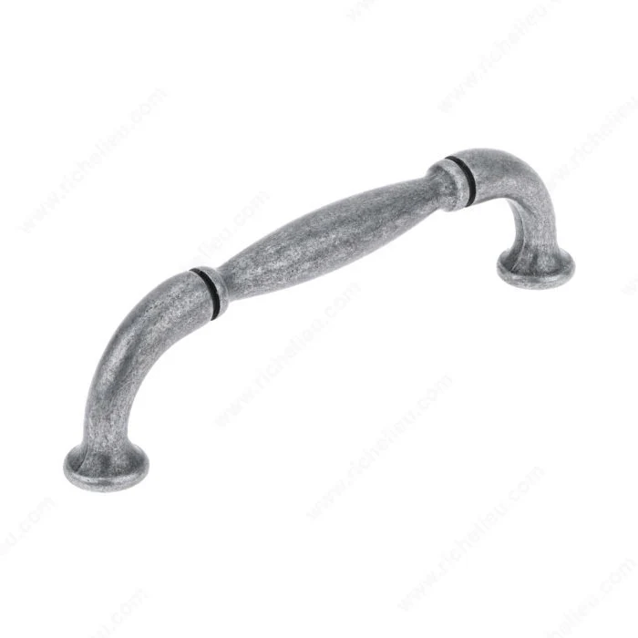 Poignée traditionnelle en métal 237 - Fer forgé 96mm