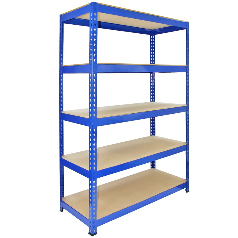 Monster Racking - 1 Rayonnage Q-Rax en Acier Bleu 120cm x 50cm x 180cm