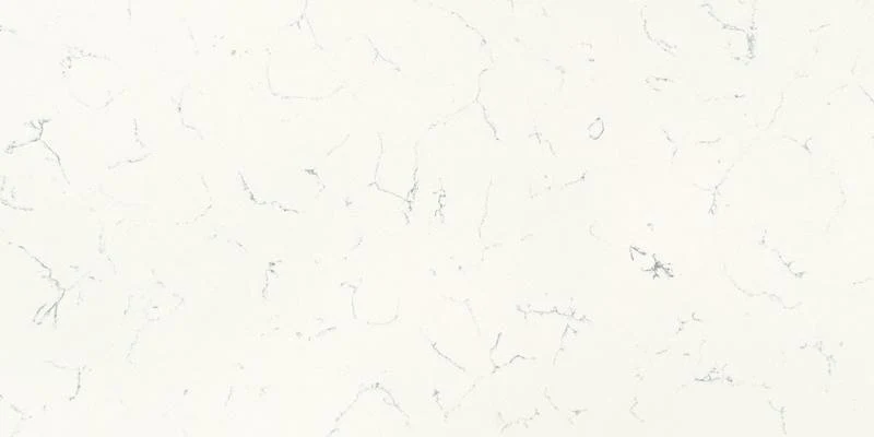 Quartz pour comptoir LXHA Willow White SF 63 x 126 po, épaisseur 2 à 3 cm