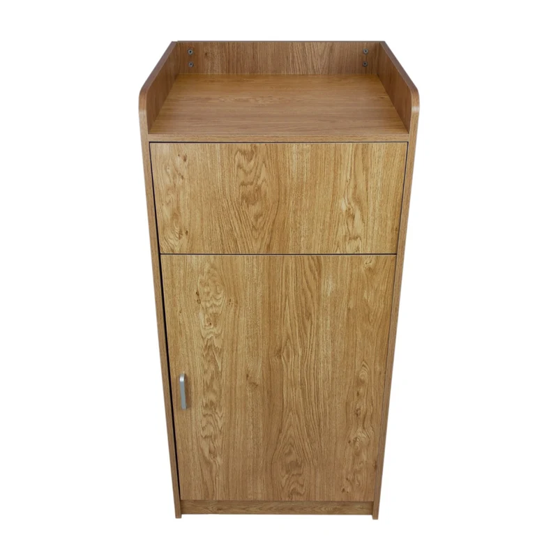 Poubelle Porte-Plateau 100 L - Chêne