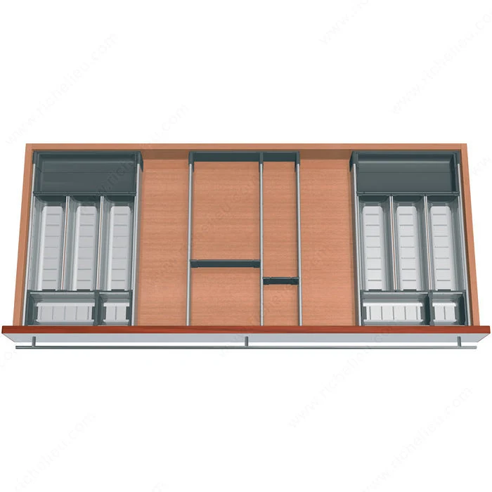 Ensemble modulaire Orgaline pour tiroir à couverts de 500 mm x 1 200 mm (20 po x 48 po), P x l