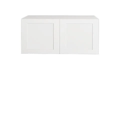 Armoire de cuisine haut de hotte 2 portes shaker blanc 24 L x 15 H x 12 1/2 P po