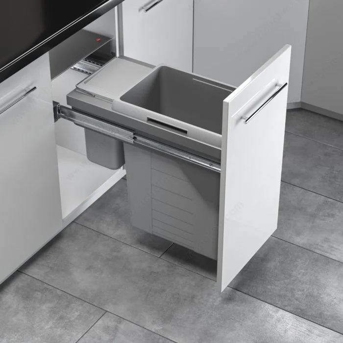 Centre de recyclage US Cargo avec fermeture en douceur