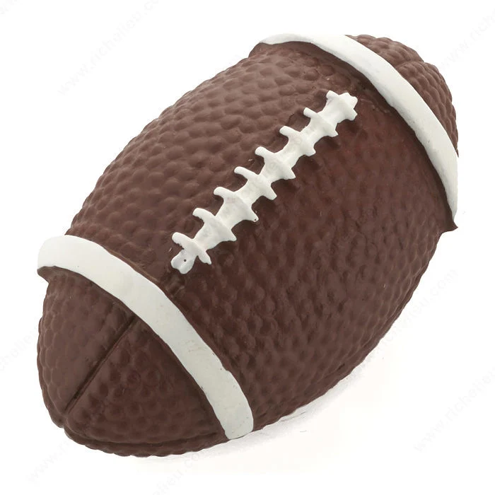 Bouton éclectique en résine - ballon de football - 9348