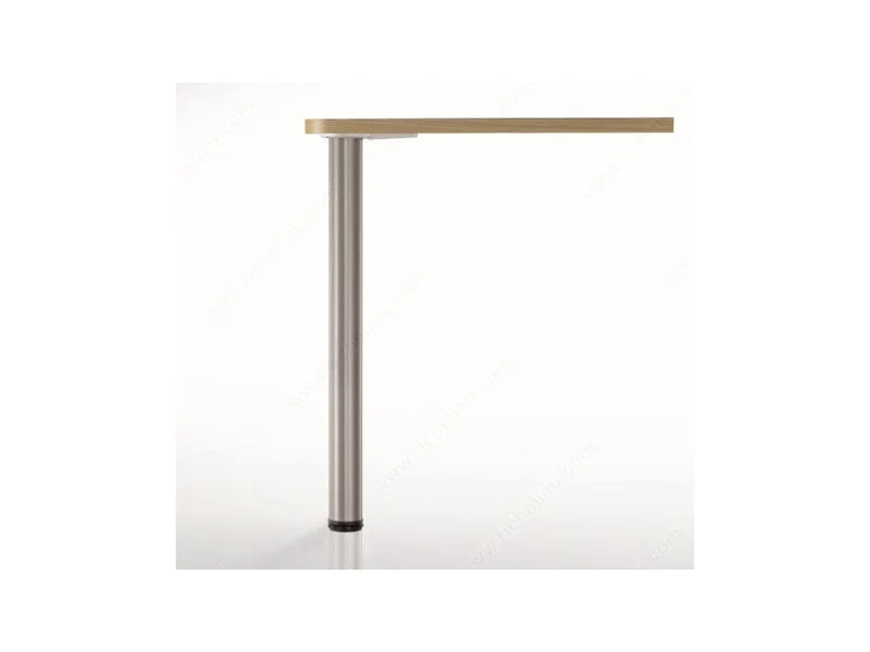 Patte de table réglable 700 mm (boîte de 4) - 6157 - Nickel brosé