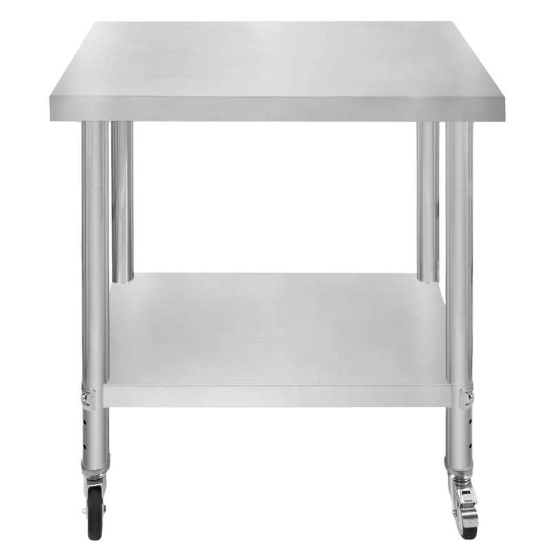 KuKoo Plan de Travail en Inox - 76 x 45 x 86 cm