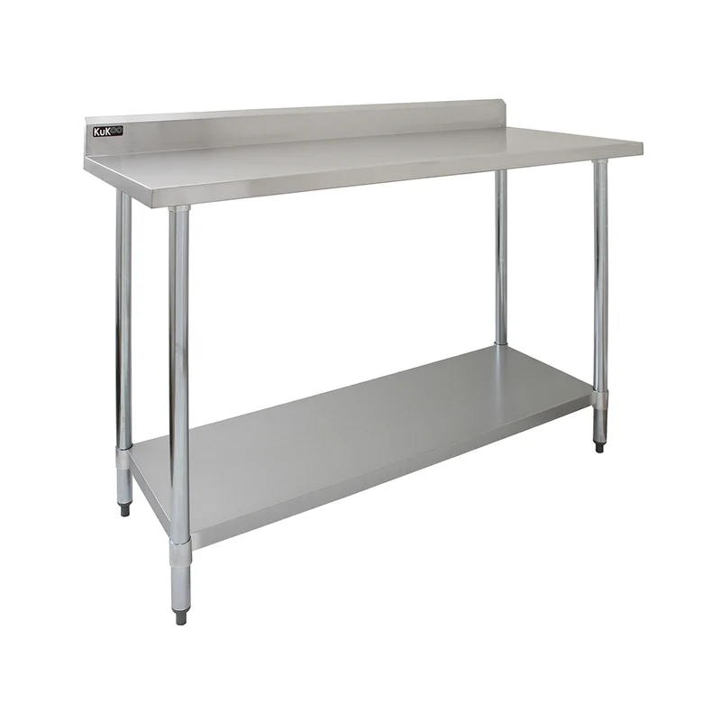 KuKoo Plan de Travail en Inox - 120 x 60 x 90 cm