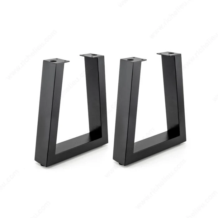 Pattes de banc fuselées