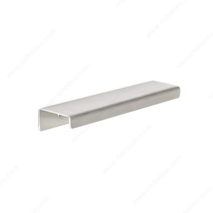 Poignée contemporaine pour rebord en aluminium - 576 - Acier inoxydable