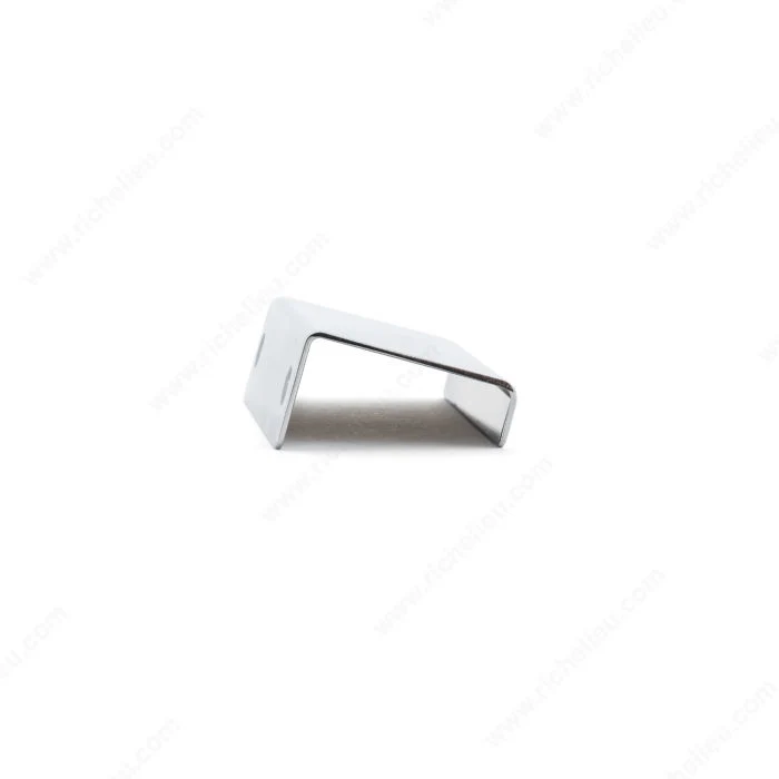 Poignée contemporaine pour rebord en aluminium - 576 - Chrome