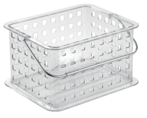 Collection Clarity - Panier en plastique transparent