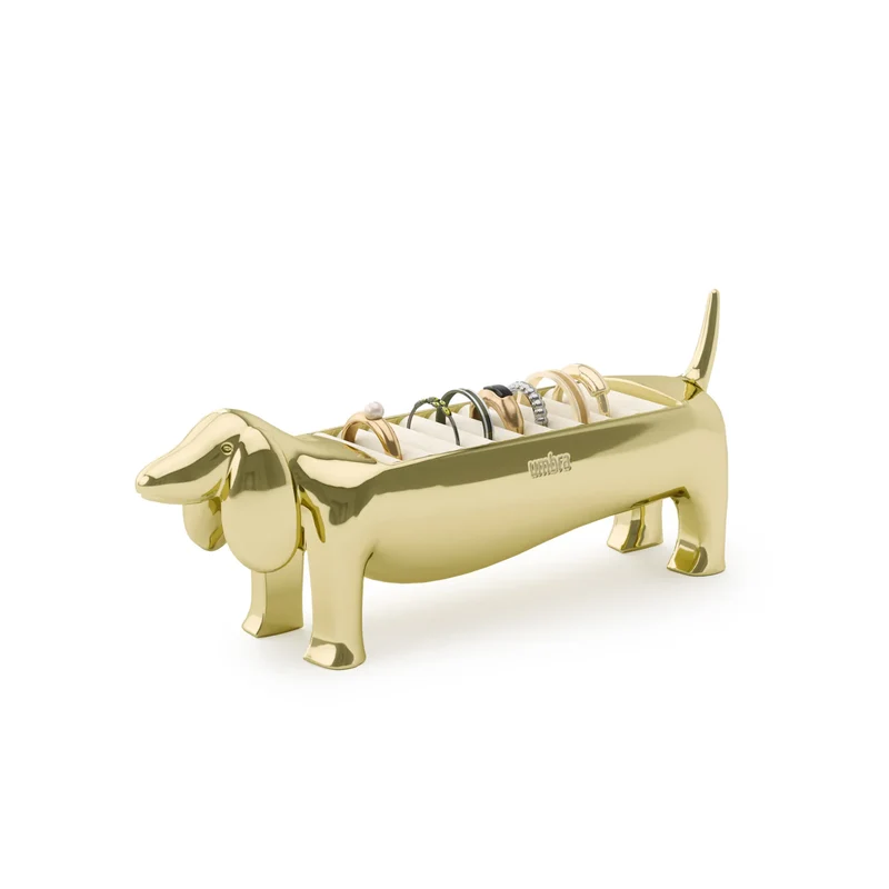 Porte-bagues en forme de teckel Dachsie