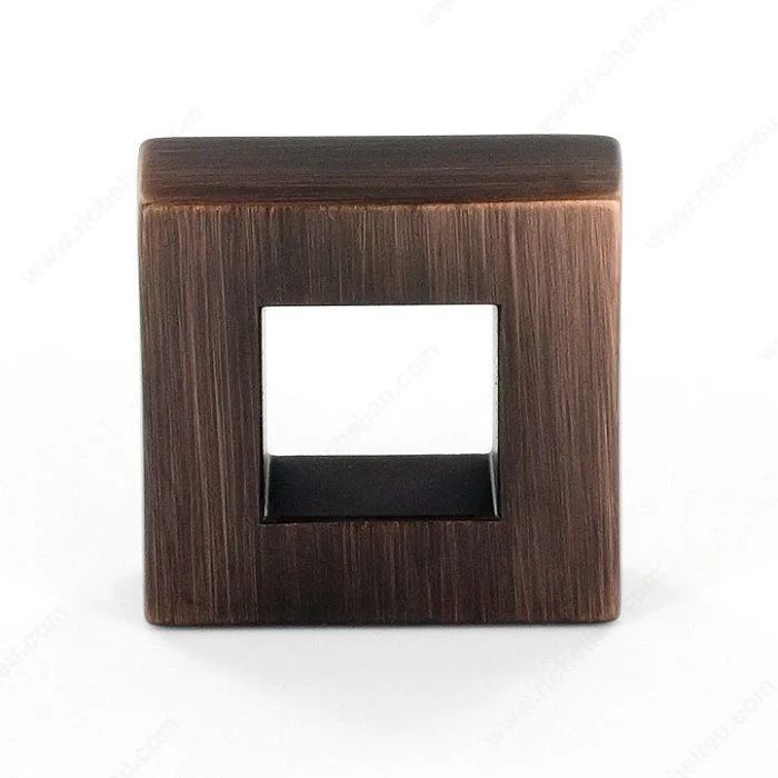 Bouton contemporain en métal - 3160