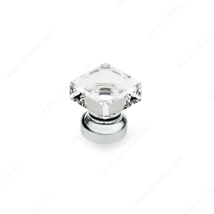 Bouton en verre contemporain - 6926