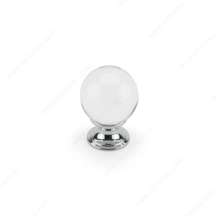 Bouton contemporain en verre - 0330
