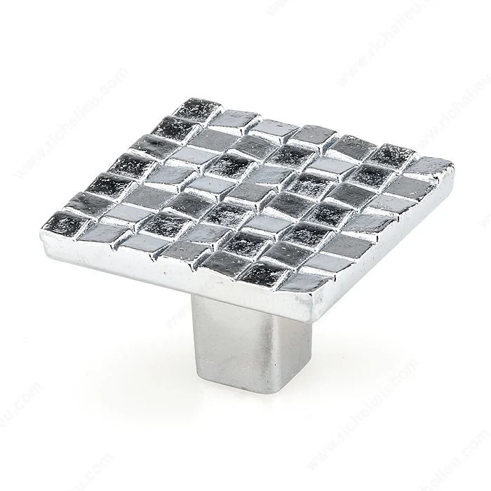 Bouton contemporain en métal - 6227