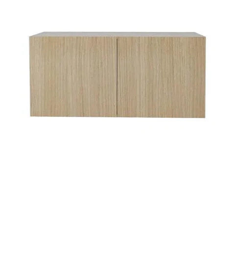 Armoire de cuisine haut de hotte 2 portes beauté naturelle 30 L x 18 H x 12 1/2 P po