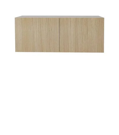 Armoire de cuisine haut de Réfrigérateur 2 portes beauté naturelle 30 L x 14 H x 12 1/2 P po