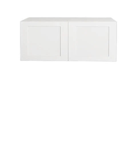 Armoire de cuisine Shaker, supérieur de réfrigérateur , 2 portes, 28 L x 15 H x 12 1/2 P po