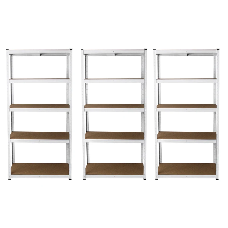 Monster Racking - 3 Rayonnages E-Rax en Acier Blanc 90cm x 40cm x 180cm