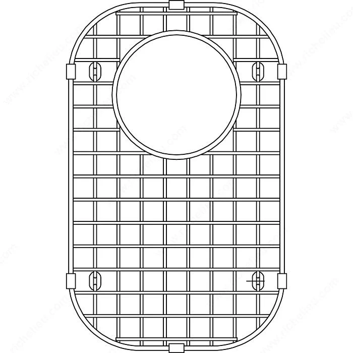 Grille pour évier Blanco - Essential 1 1/2 (petite cuve)