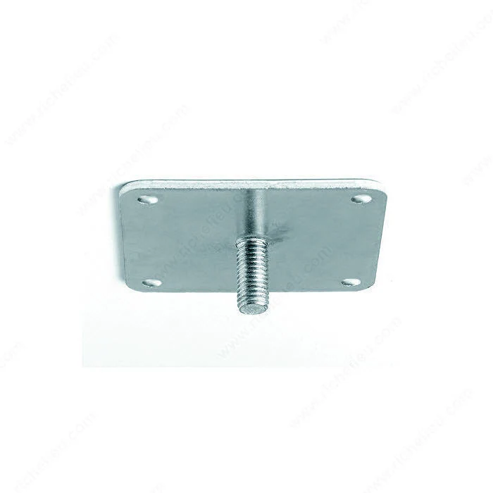 Plaque de fixation pour patte de meuble réglable - 550