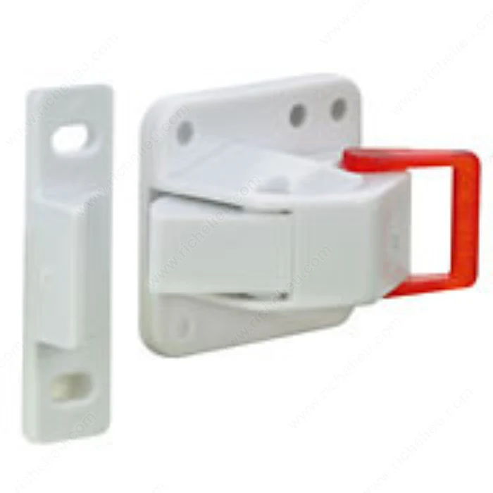 Serrure de porte pour loquet "Tot-Lok"