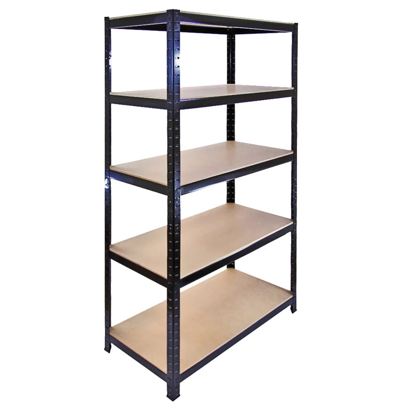 Monster Racking - 10 Rayonnages T-Rax en Acier Noir 90cm x 45cm x 180 cm