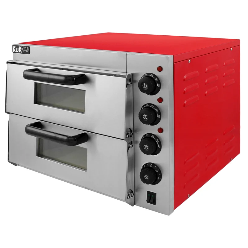 KuKoo Four à Pizza Électrique à Double Pont 40 cm