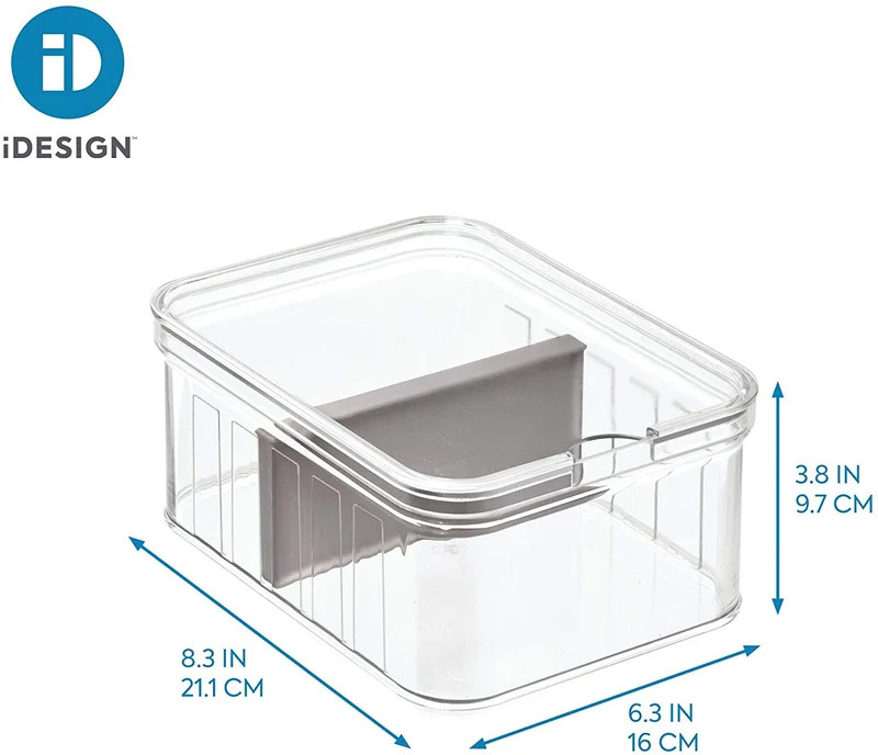 Collection Crisp - Organisateur en plastique transparent petit