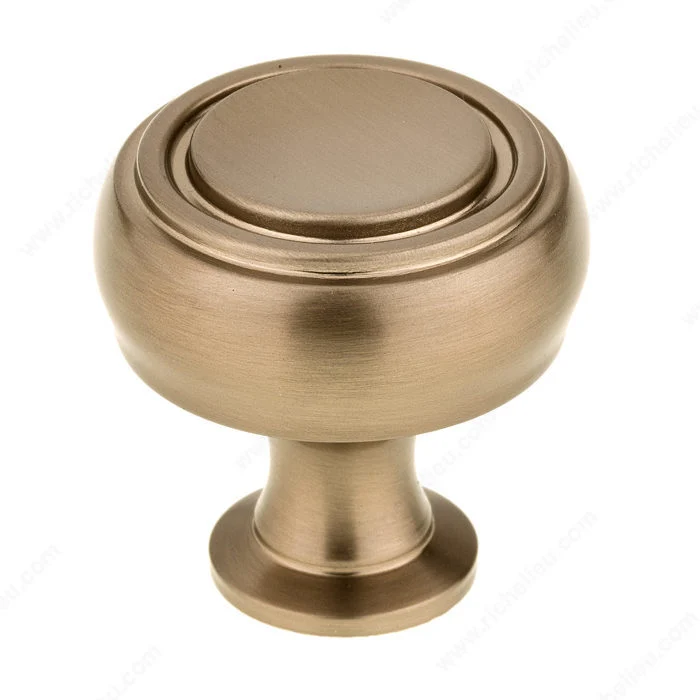 Bouton contemporain en métal - 8722