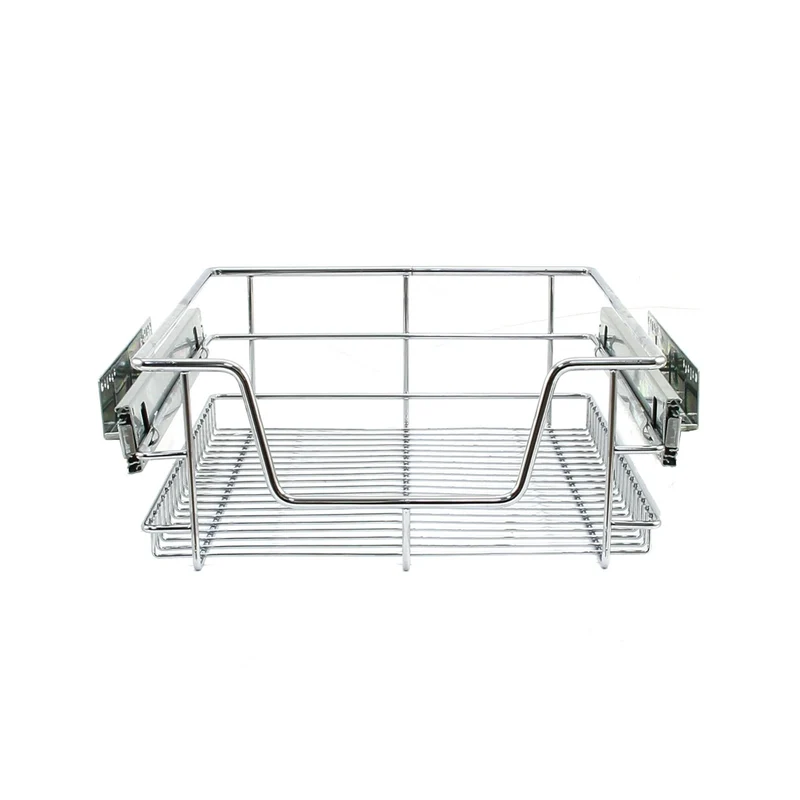 KuKoo Lot de 6 Paniers Coulissants Pour Placard de Cuisine - 40 cm