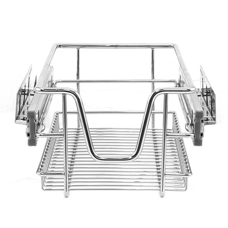 KuKoo Lot de 6 Paniers Coulissants Pour Placard de Cuisine - 30 cm