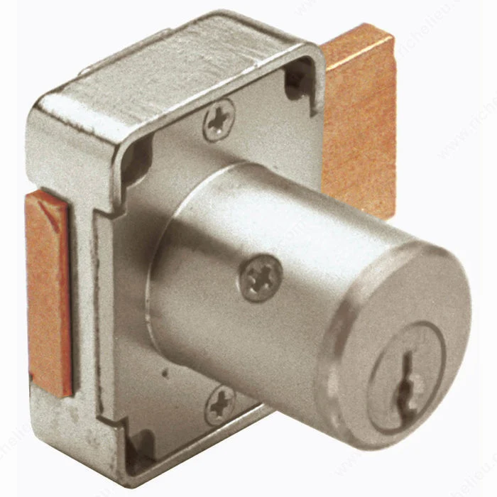 Serrure à pêne dormant pour porte d'armoire, 22,2 mm (7/8 po) ou 34,9 mm (1 3/8 po)