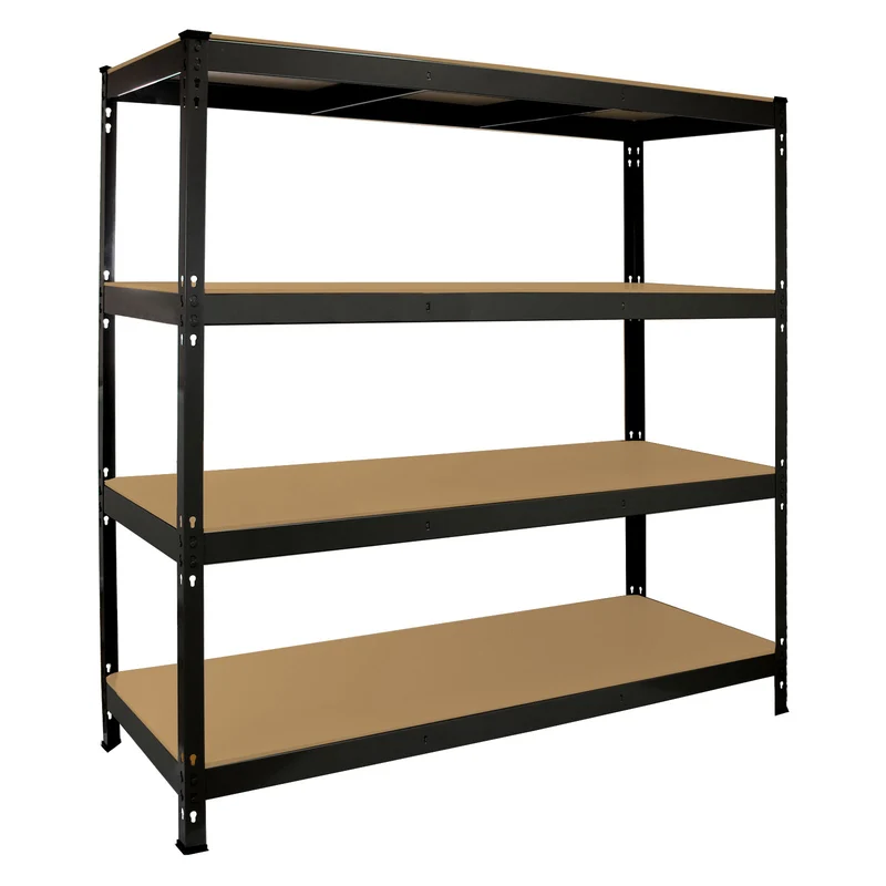 Monster Racking - 1 Rayonnage Q-Rax en Acier Noir 160cm x 60cm x 160cm