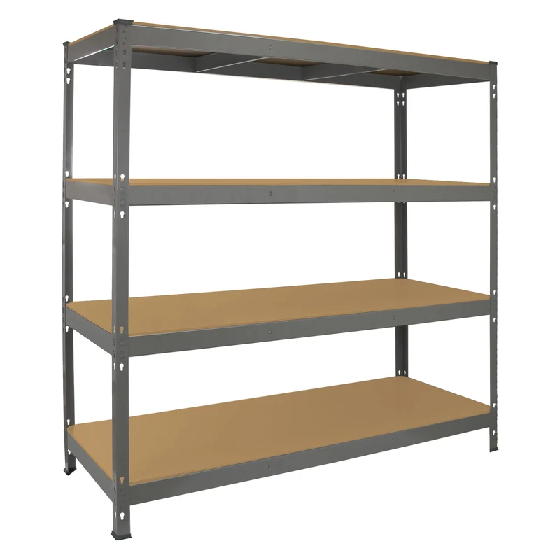 Monster Racking - 1 Rayonnage Q-Rax en Acier Gris 160cm x 60cm x 160cm