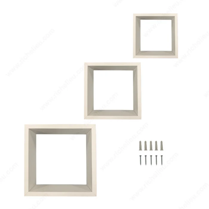 Étagère en forme de trois cubes
